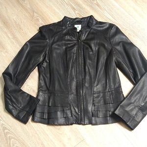 Halogen Leather Jacket